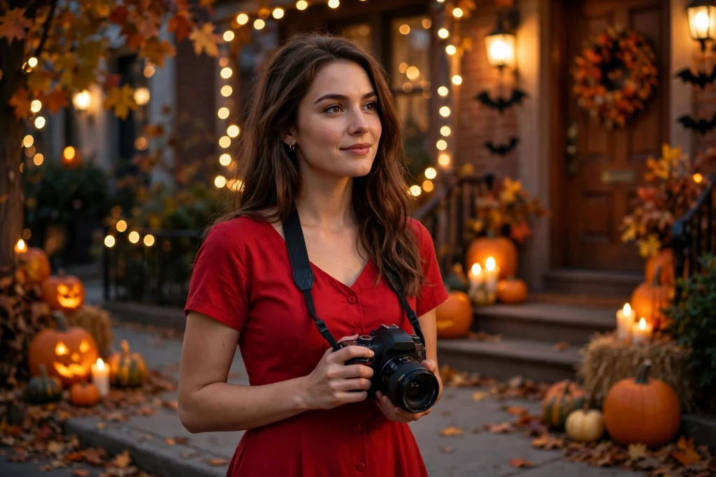 Mary Jane Watson costume with red dress