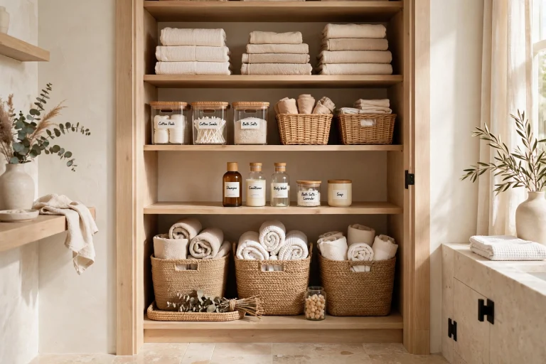 20 Bathroom Closet Organization Ideas for a Clutter-Free Space