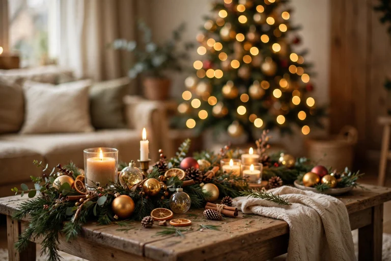 16 Christmas Coffee Table Decor Ideas for a Festive Living Room