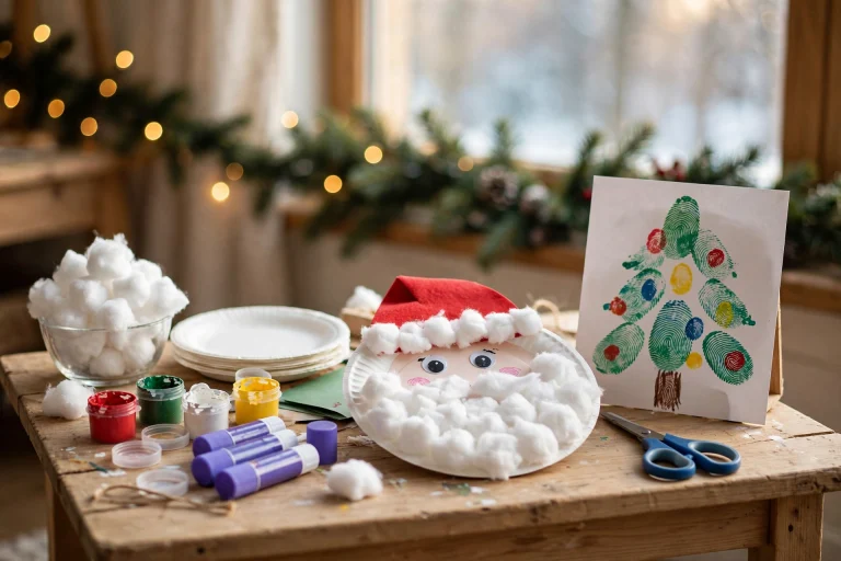 Christmas crafts for preschoolers featured collage
