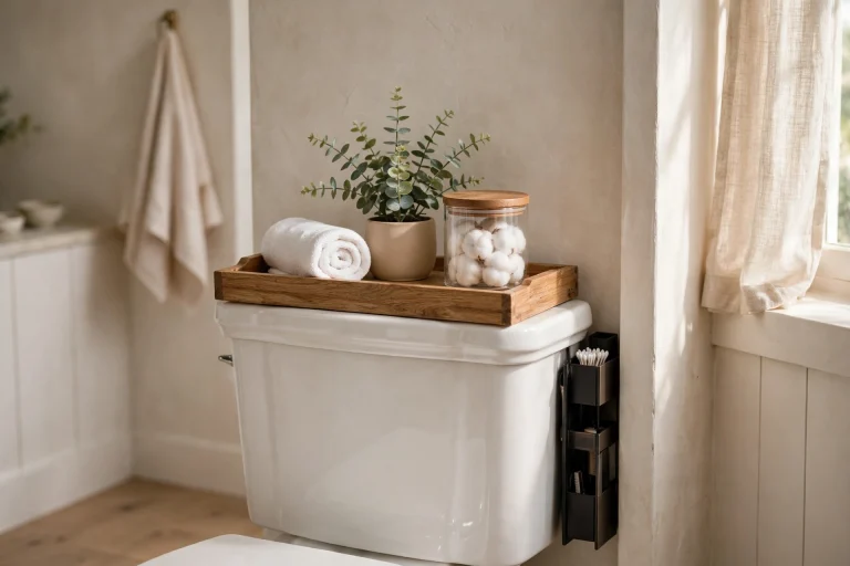 17 Clever Back of Toilet Ideas to Steal Extra Storage