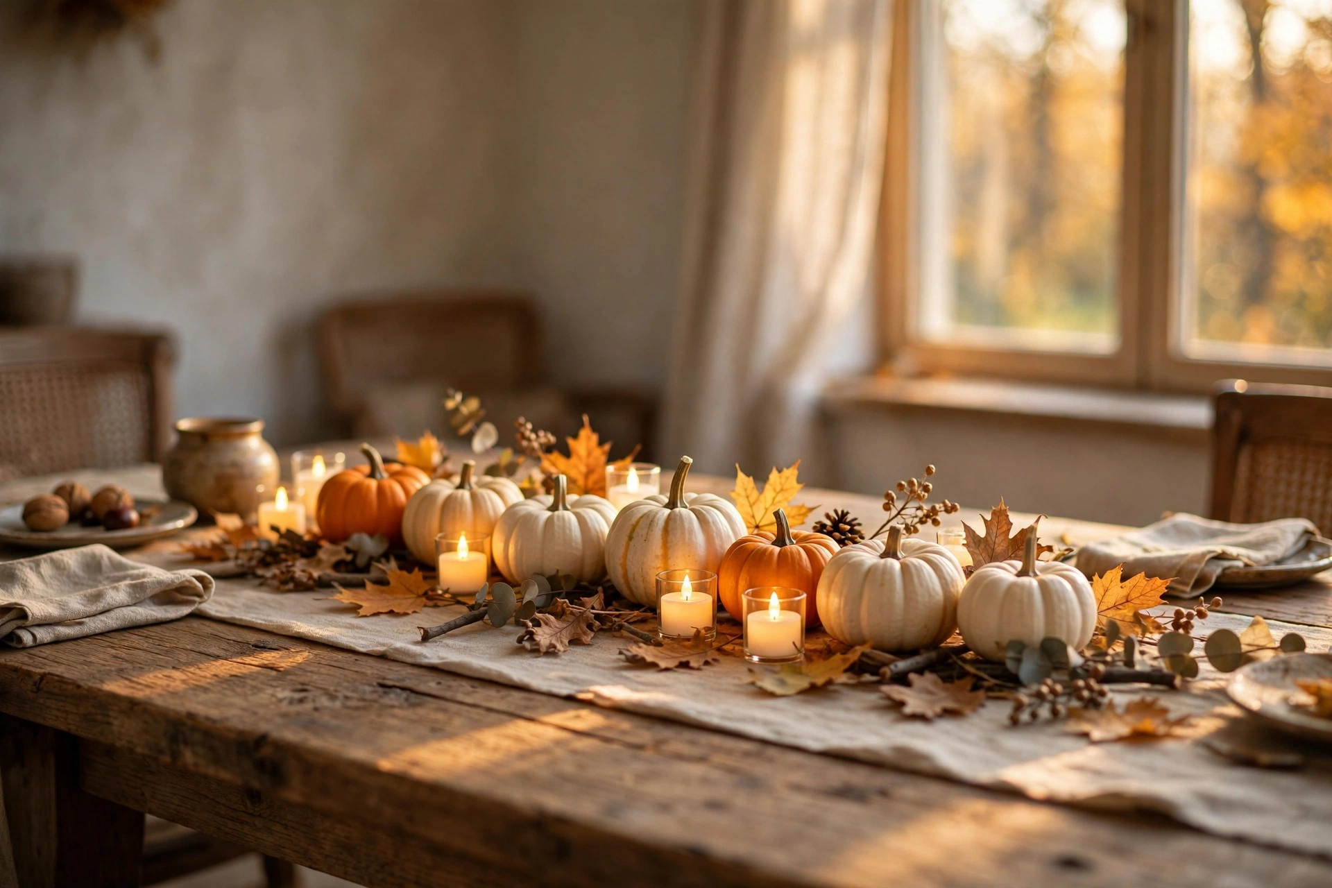 16 Easy Fall Centerpieces for Table That Take Minutes