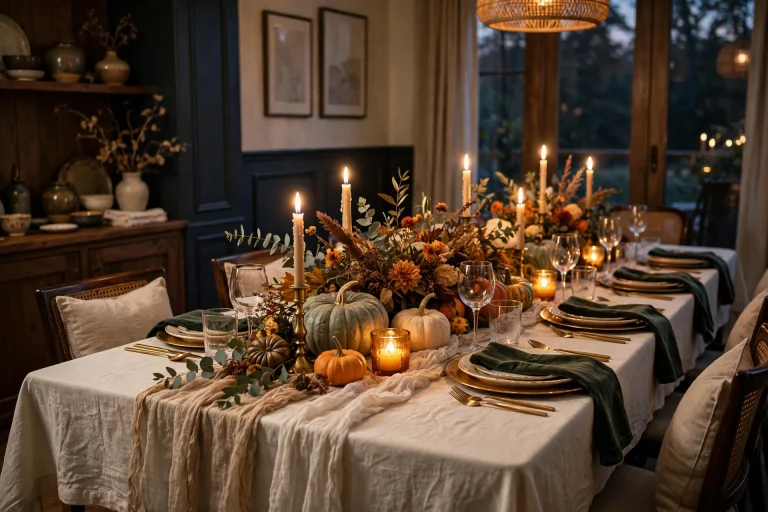 20 Fall Tablescape Ideas for an Effortlessly Elegant Table