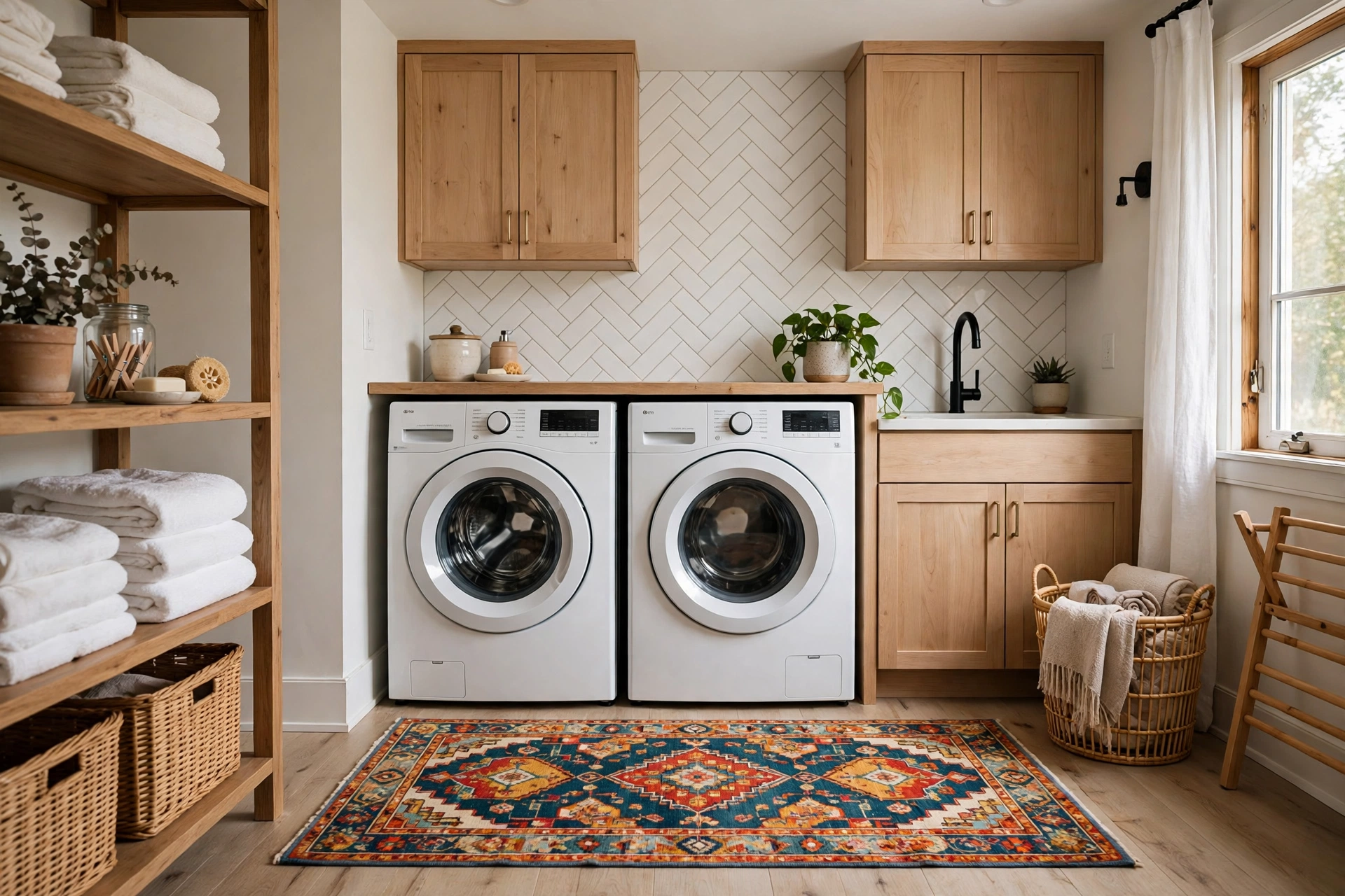 Roll Out a Washable Rug Underfoot