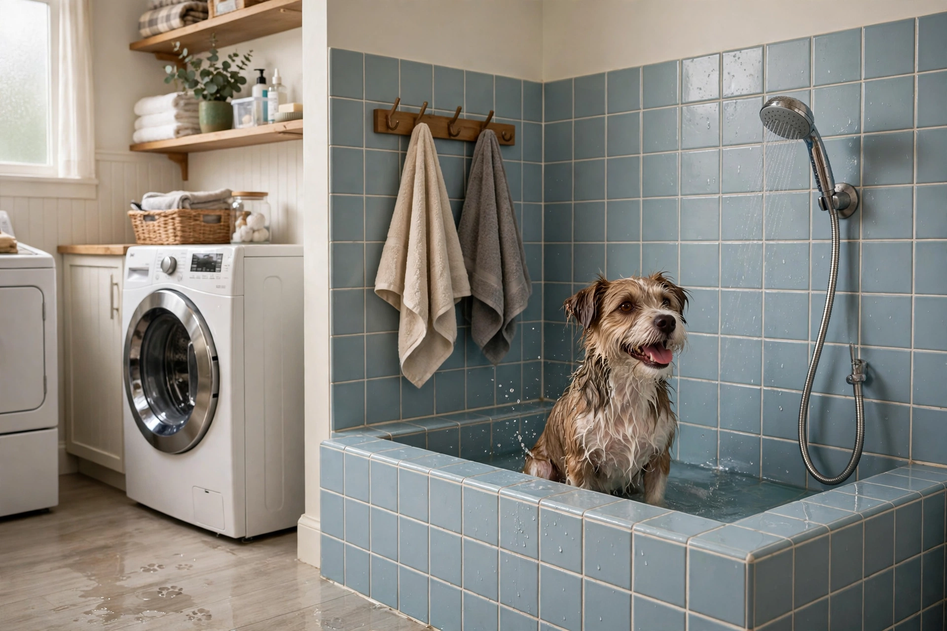 Wash the Dog in a Dedicated Pet Station
