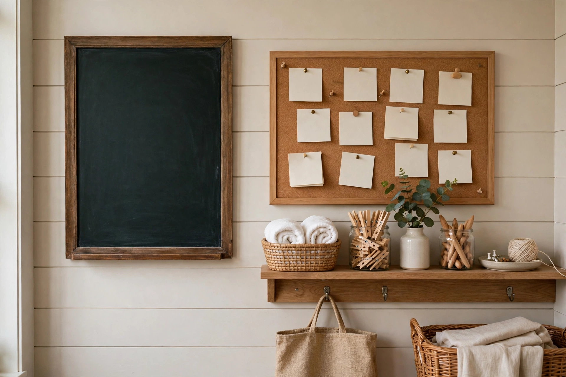 Put Up a Family Laundry Command Board