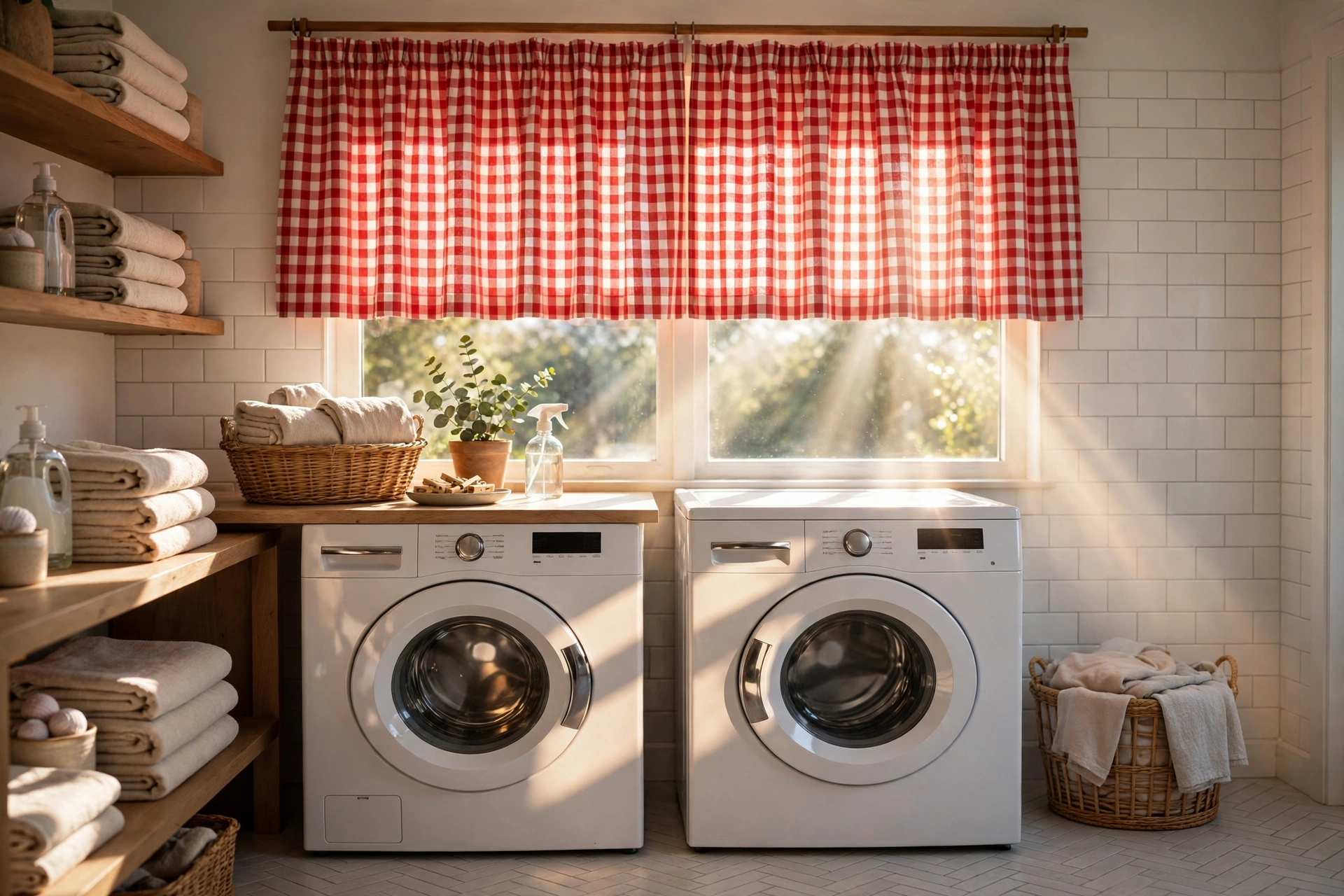 Dress the Window With Cheerful Curtains