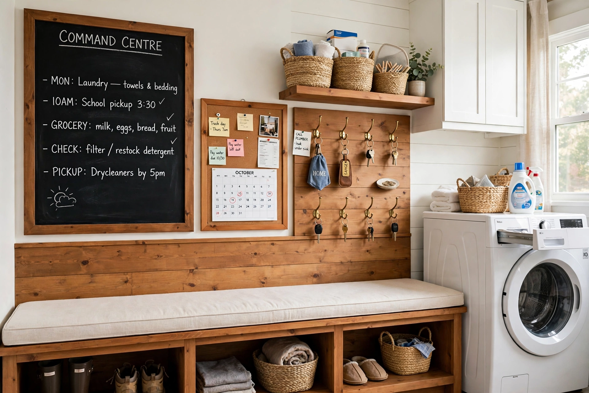 Create a Command Centre Above the Bench