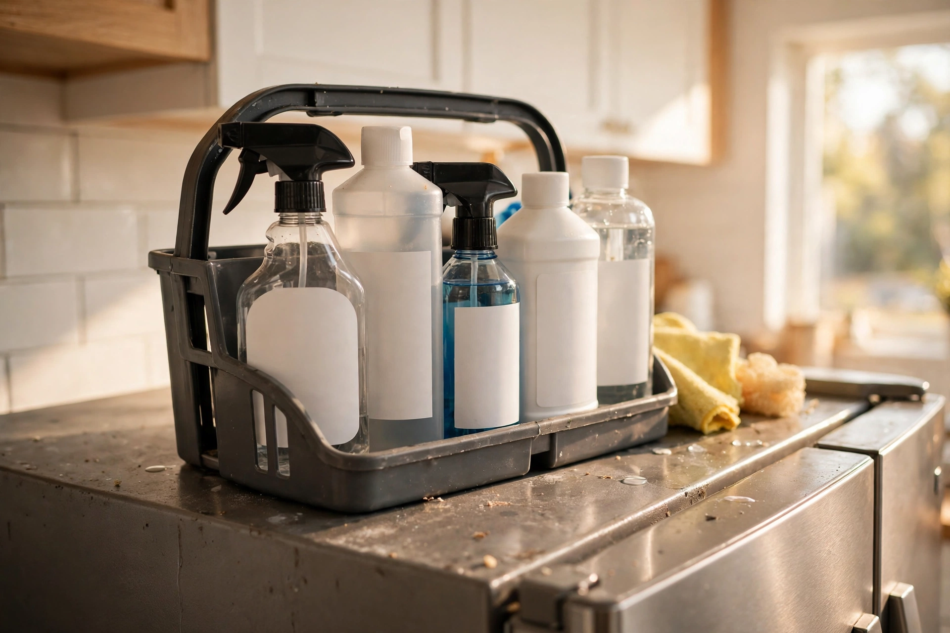 Keep Cleaning Supplies Safely Out of Reach