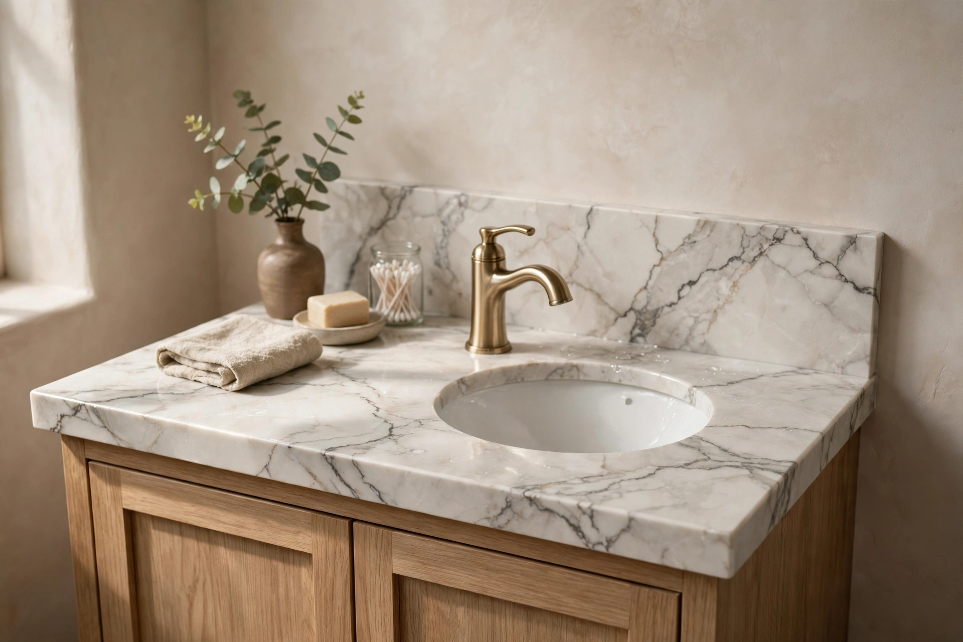 Use Marble-Look Surfaces