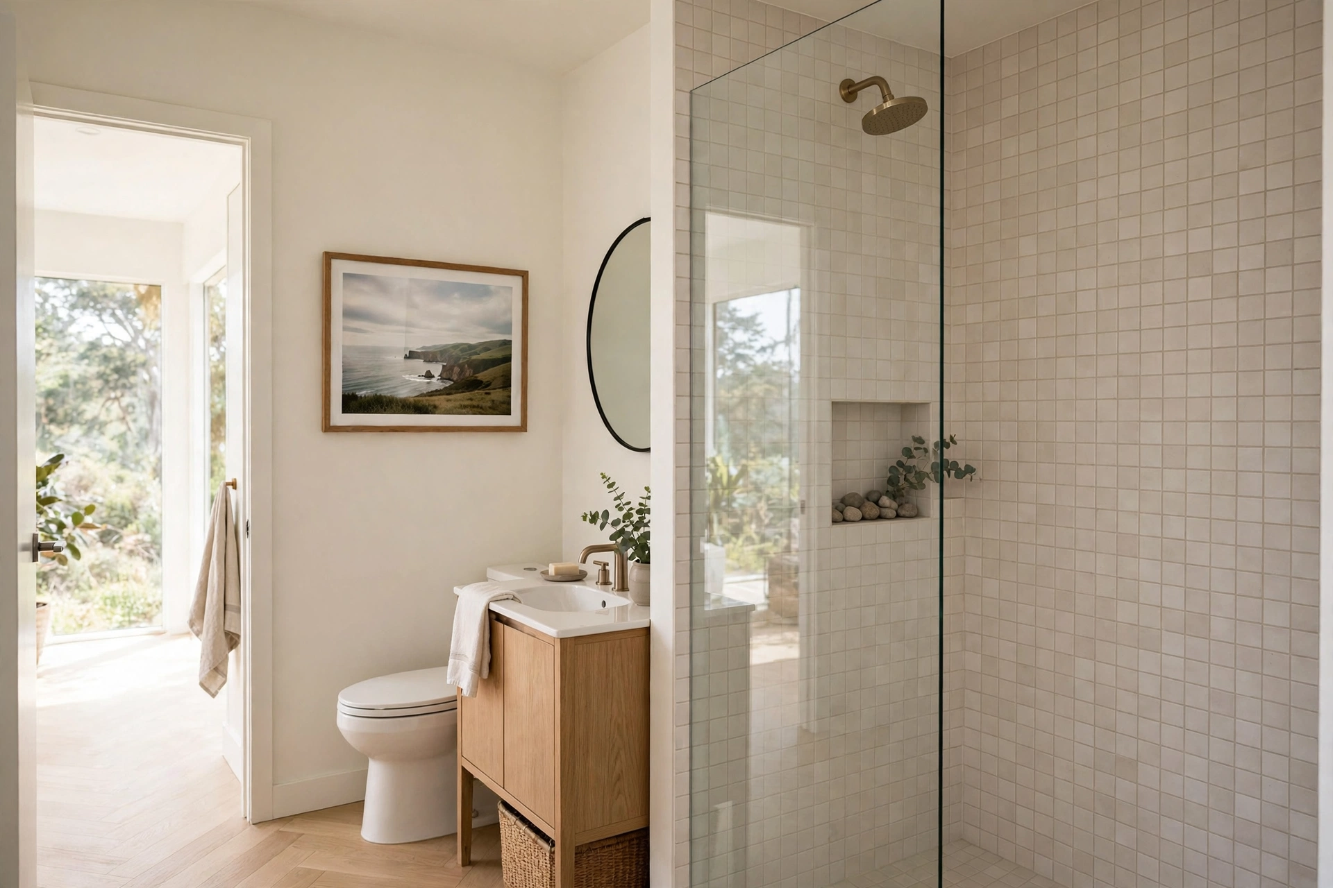 Swap in a Frameless Glass Shower Screen
