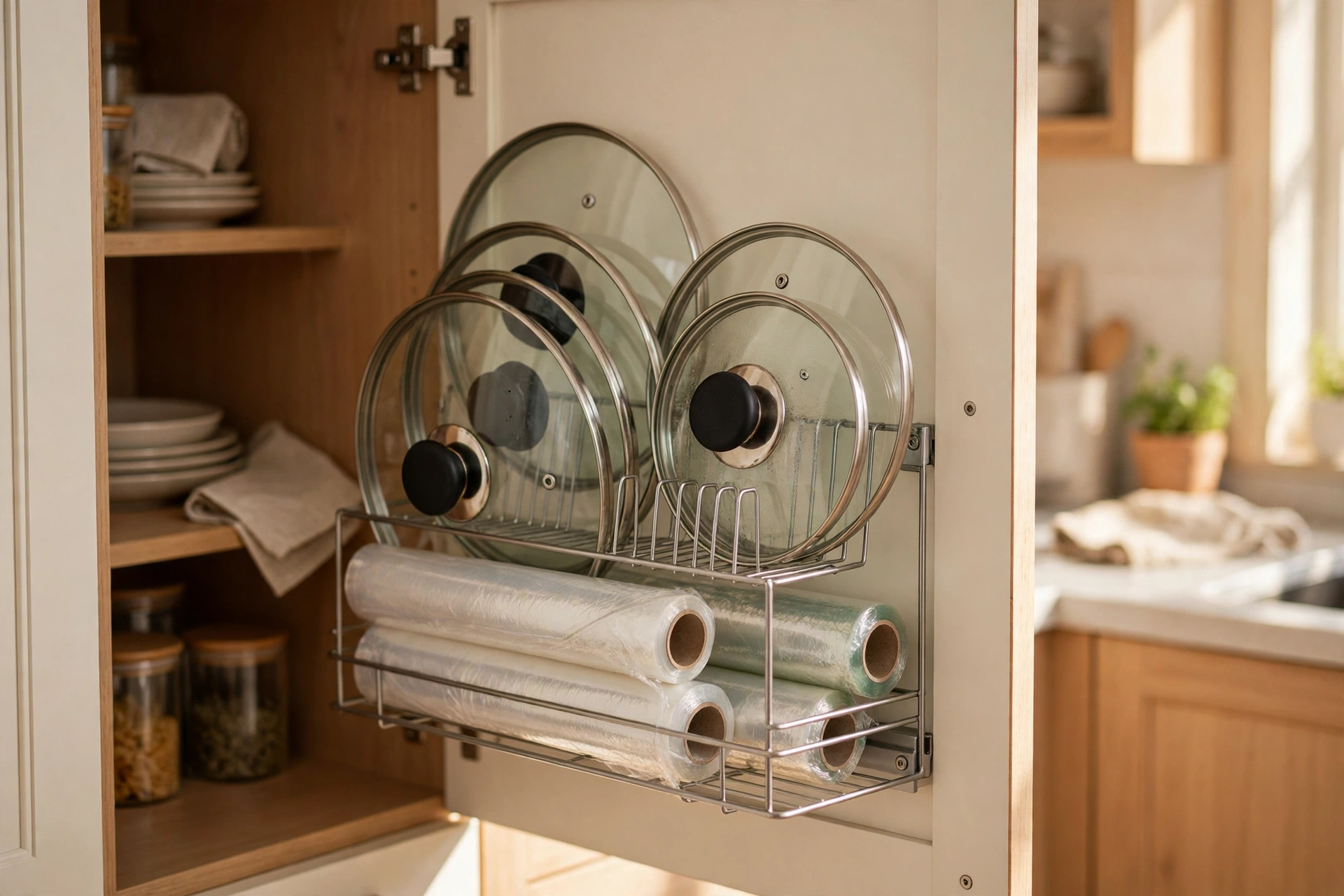 Use the Inside of Cabinet Doors