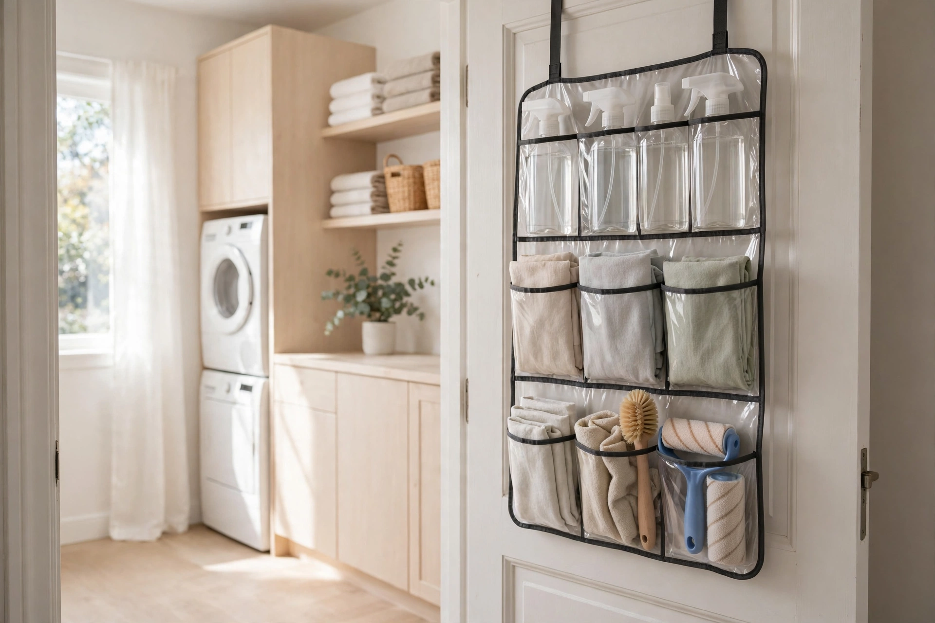Hang Supplies on the Back of the Door