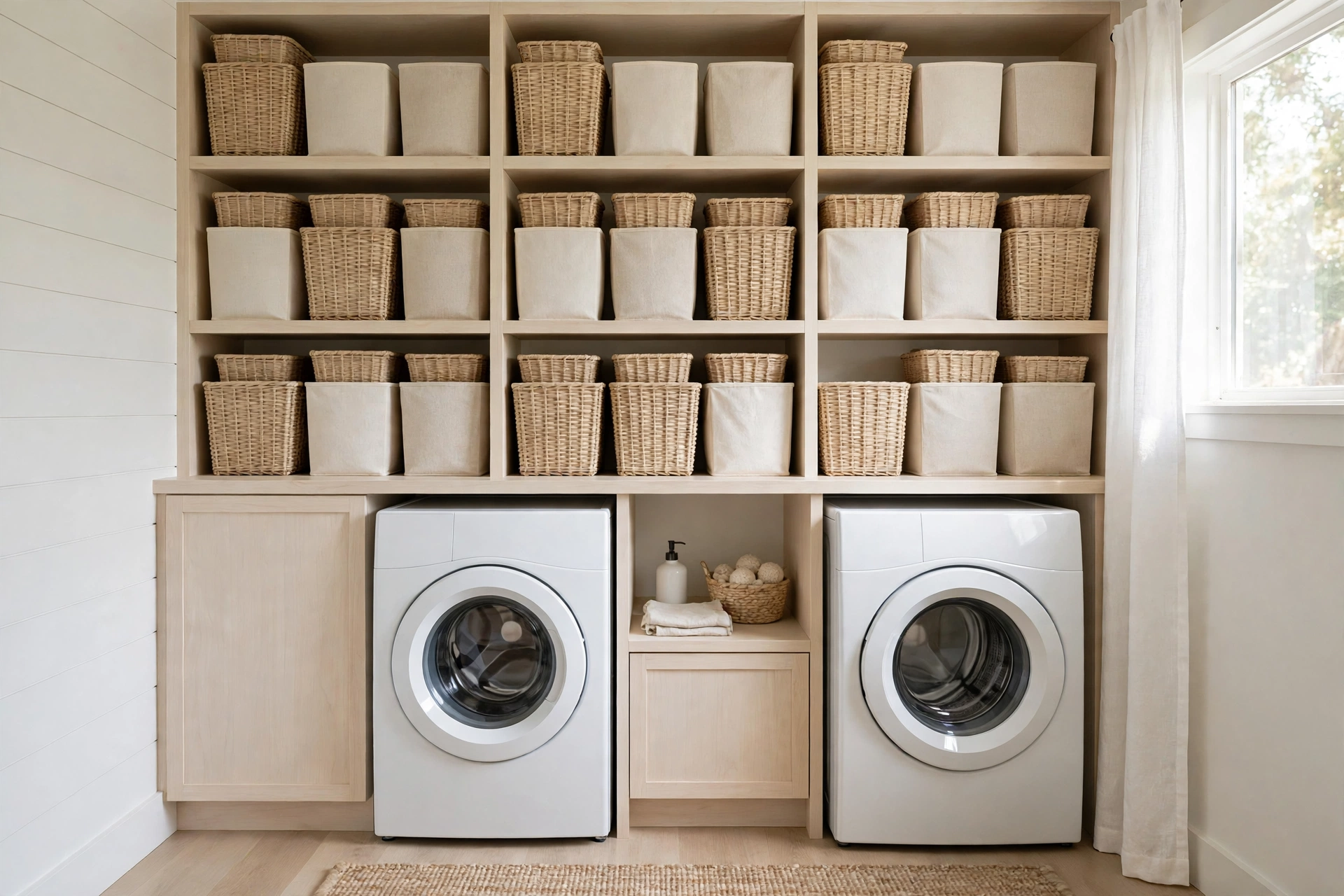 Size Bins and Baskets to Your Shelf Depth