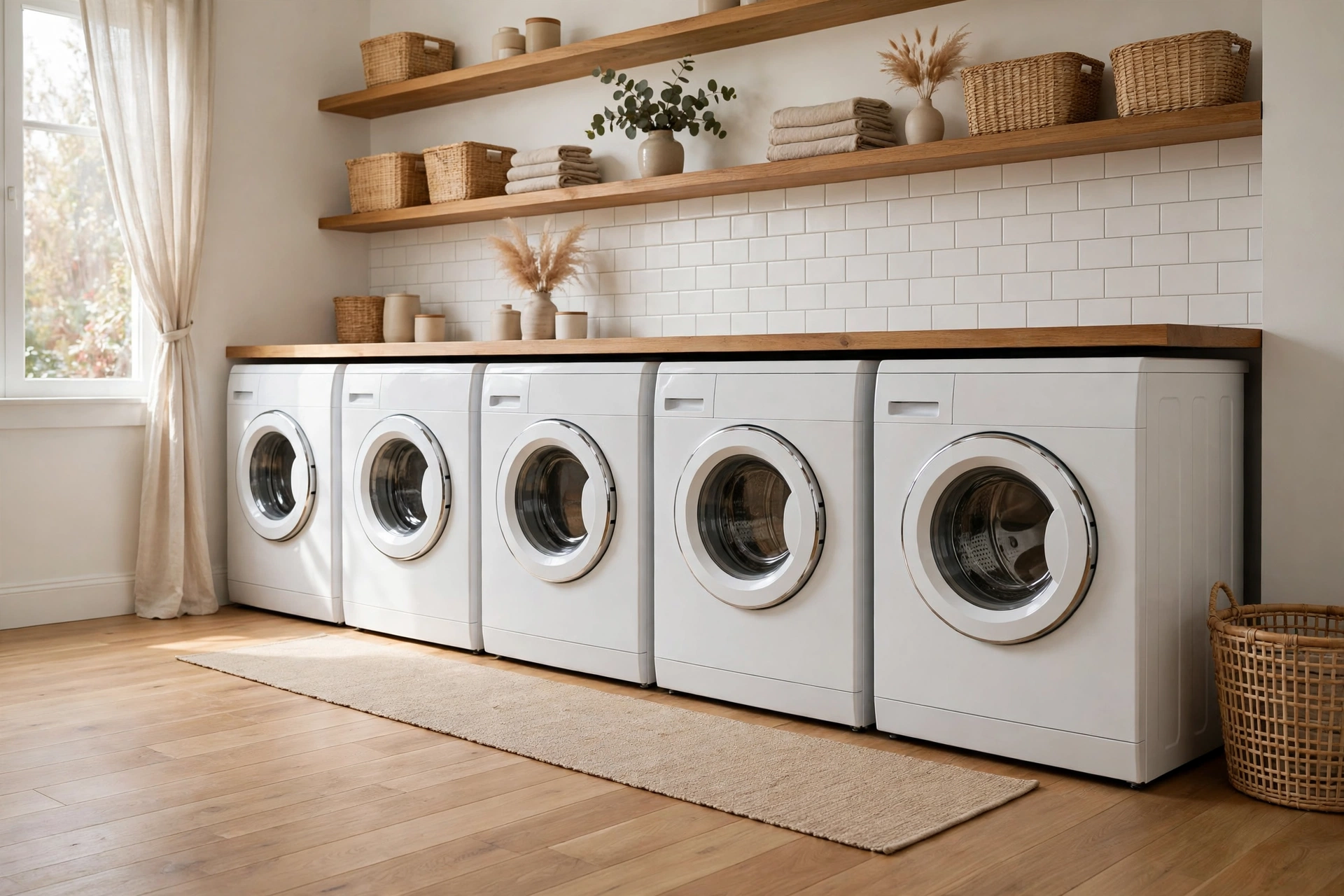 Choose Slim-Depth, Compact Machines That Sit in a Row