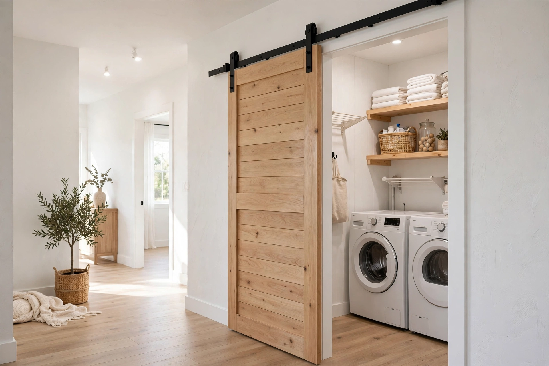 Swap Swinging Doors for a Sliding Barn or Pocket Door