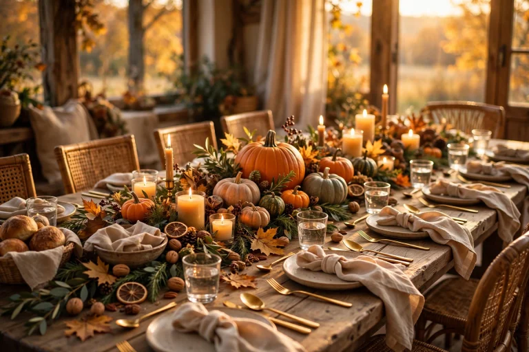 22 Thanksgiving Table Decor Ideas That Feel Warm and Inviting