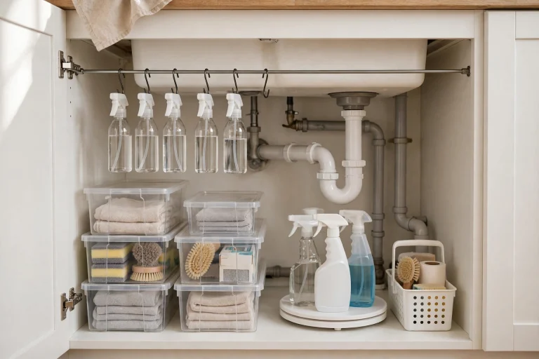 20 Under Kitchen Sink Organization Ideas Worth Copying